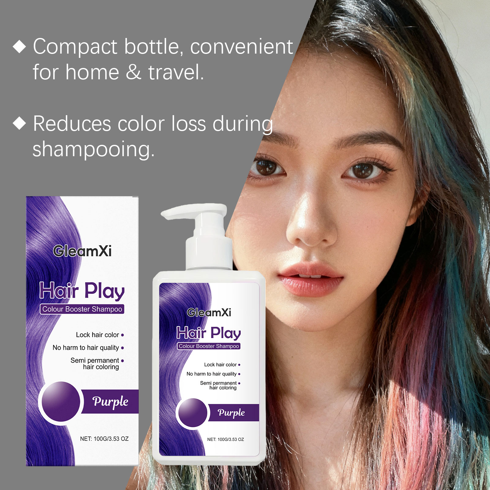 カラーブースターシャンプー：ヘアカラーを鮮やかにし、色落ちを - Hair Spray Color のレビューと価格