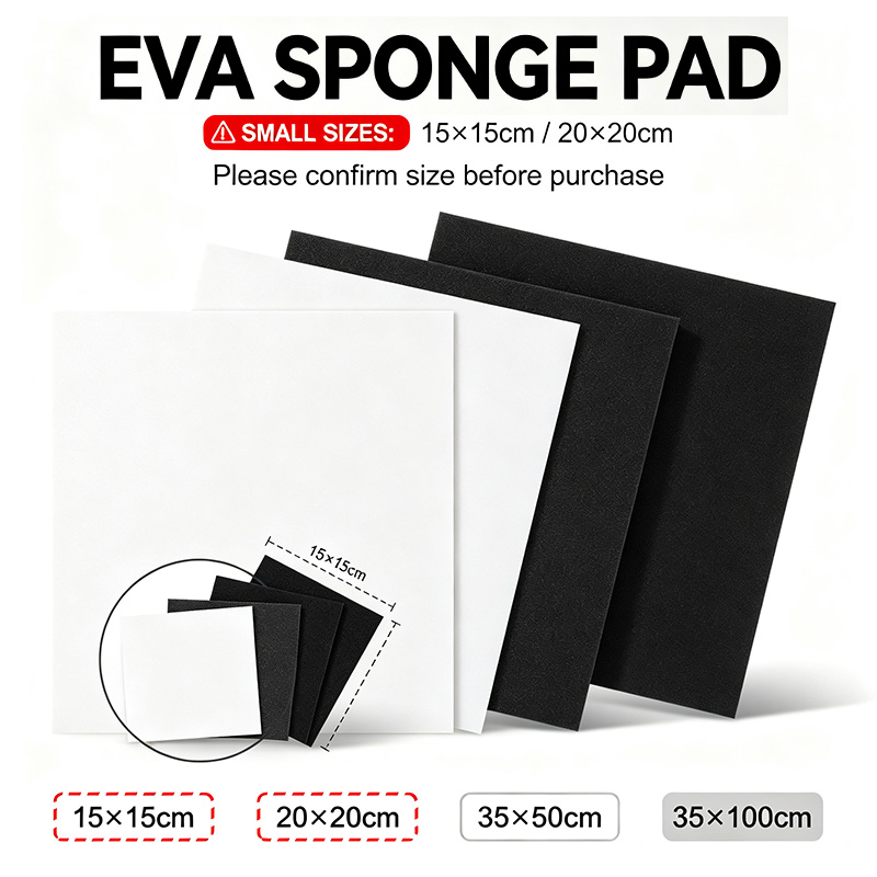 黒色の非粘着性EVAフォームボード、白いシートスポンジ、コス - Cosplay Prop Foam Board のレビューと価格