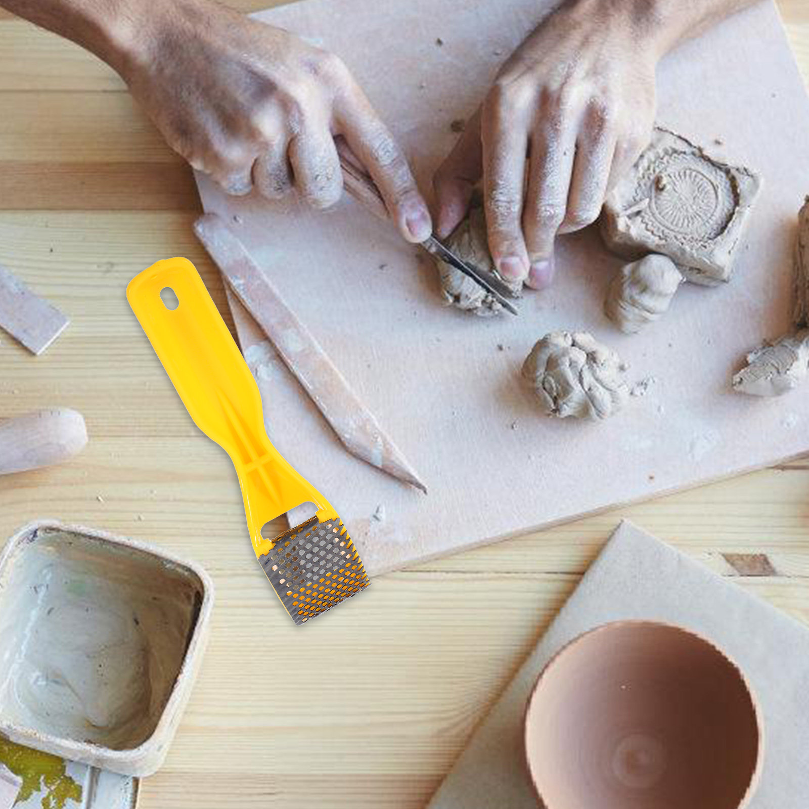 陶芸用成形ツール、粘土用多機能手彫りツール、粘土やフォームを - Foam Clay Sculpt のレビューと価格